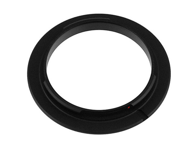Fotodiox 55mm Filter Thread Macro Reverse Mount Adapter Ring for Sony Alpha A-Mount (and Minolta AF) Mount SLR Camera Body