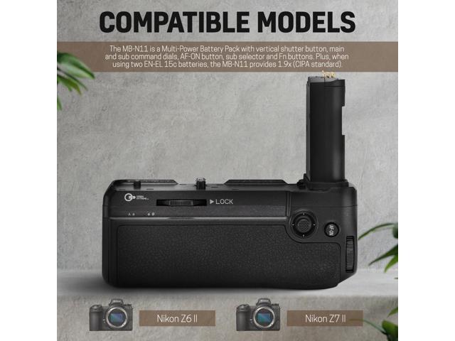 Green Extreme MB-N11 Battery Grip for Nikon Z6 II and Z7 II Mirrorless Camera