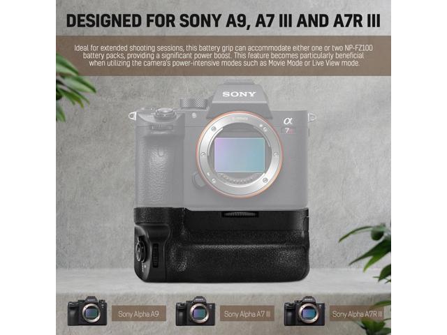 Green Extreme VG-C3EM Battery Grip for Sony A9, A7 III and A7R III
