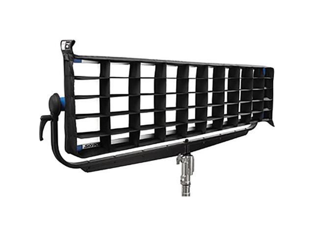 ARRI 40x60 Degree DoPchoice SnapGrid for S120 SkyPanel LED Light, Bundle with Pro 9.5' Air-Cushioned Heavy-Duty Light Stand