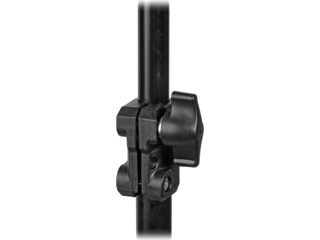 Manfrotto 11' Basic Lightstand, 5/8 Stud with 1/4'x20 Tip, Black. (#368B)