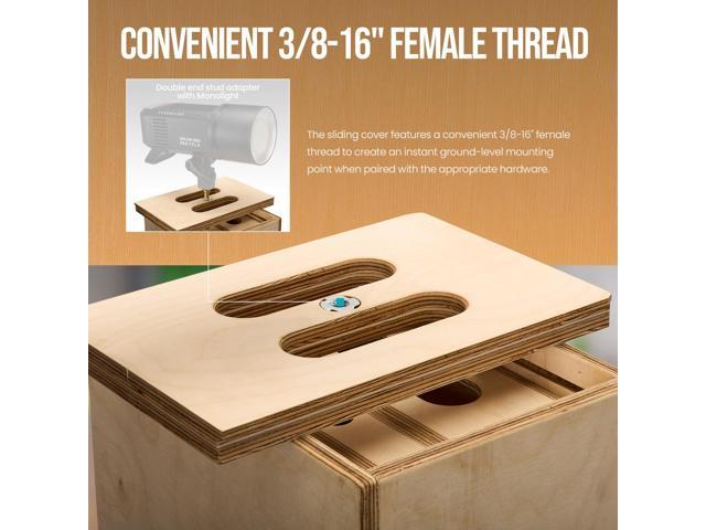 Flashpoint Nested Apple Box 4-in-1 Photography Set