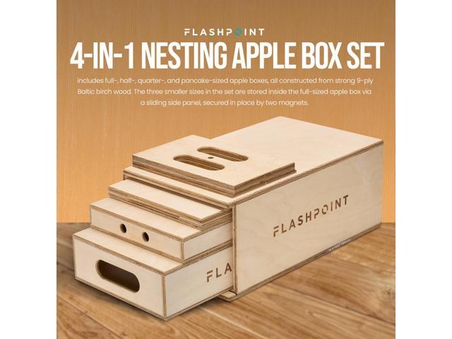 Flashpoint Nested Apple Box 4-in-1 Photography Set