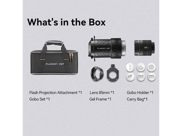 Flashpoint BFP Optical Spot Flash Projection Attachment for Bowens Mount, Godox BFP