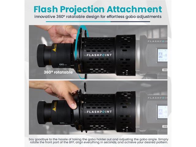 Flashpoint BFP Optical Spot Flash Projection Attachment for Bowens Mount, Godox BFP