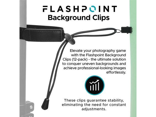 Flashpoint Background Clips, 12-Pack