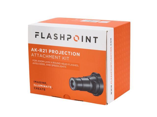 Flashpoint AK-R21 Projection Attachment Kit for Zoom-Lion X Round Head Flashes, eVOLV200s, and Speedlights