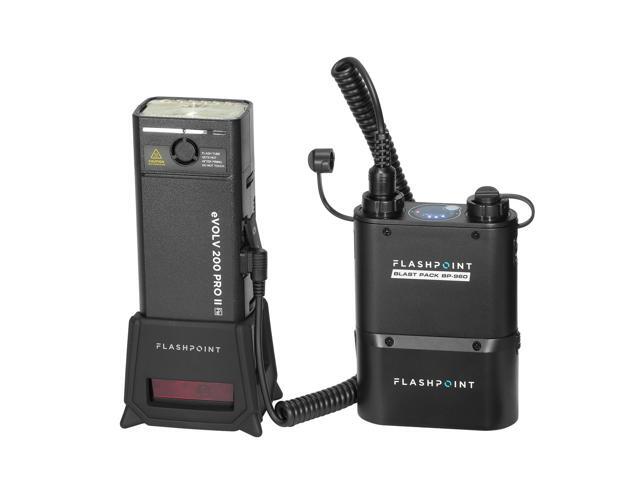 Flashpoint eVOLV 200 Pro II TTL Pocket Flash Kit With BP-960 Blast Pack