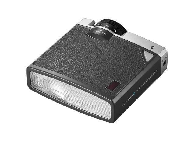 Flashpoint FlashBack Junior Retro Camera Flash, Black