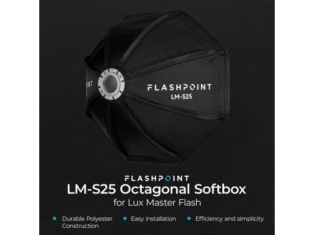 Flashpoint LM-S25 Octagonal Softbox for Lux Master Flash