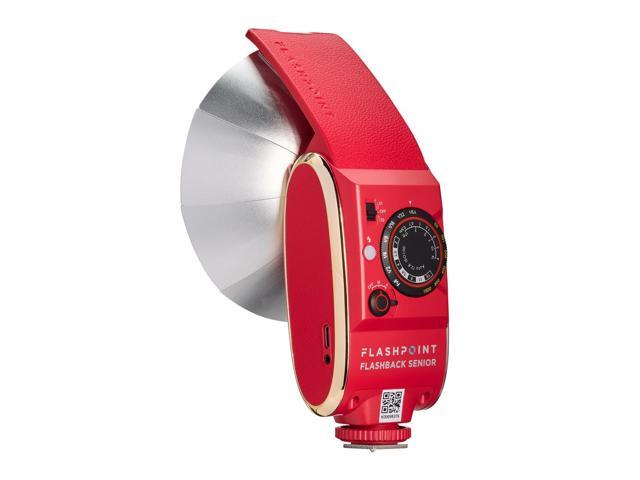 Flashpoint FlashBack Senior On-Camera Flash, Red