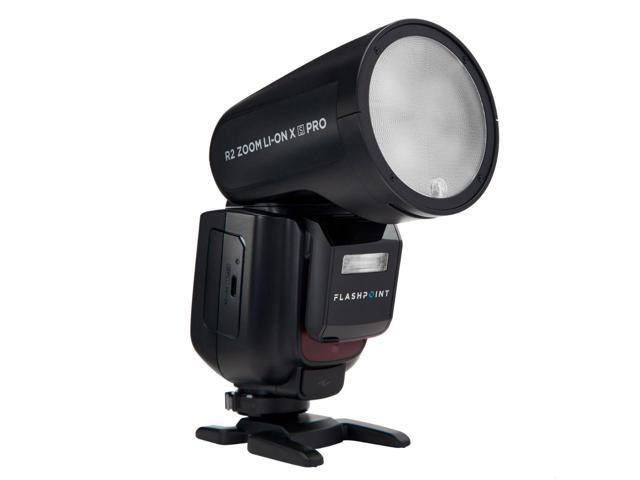 Flashpoint Zoom Li-on X PRO R2 TTL On Camera Round Speedlight Flash for Sony with 10000mAh 38.5Wh Wireless Power Bank