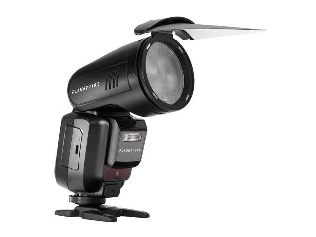 Flashpoint X100 TTL R2 On Camera Flash & Round Head Flash Accessory Kit - Nikon