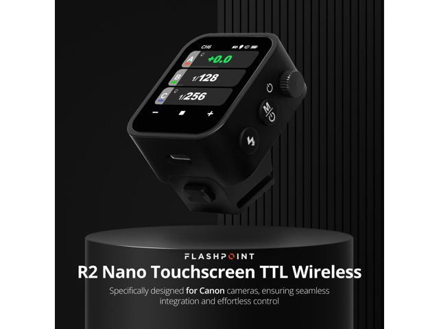 Flashpoint R2 Nano Touchscreen TTL Wireless Flash Trigger for Canon, Godox X3 C