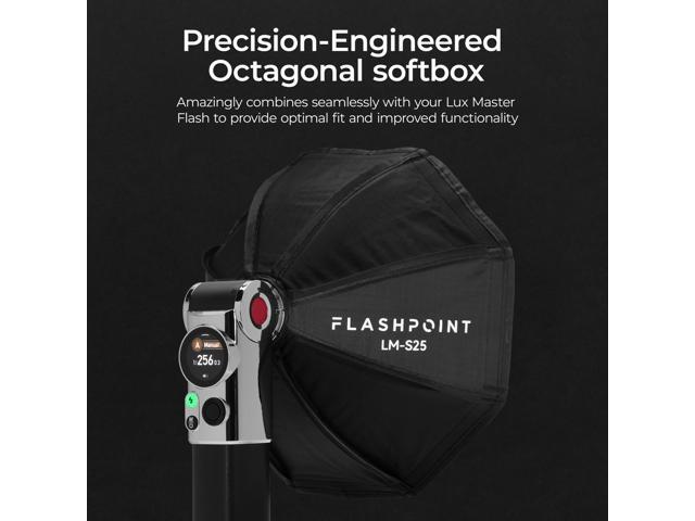 Flashpoint LM-S25 Octagonal Softbox for Lux Master Flash