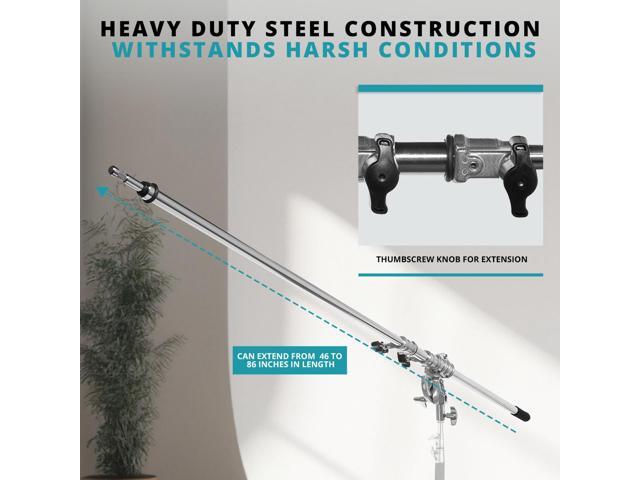 Flashpoint 86' Telescopic Boom Arm, Chrome-Plated
