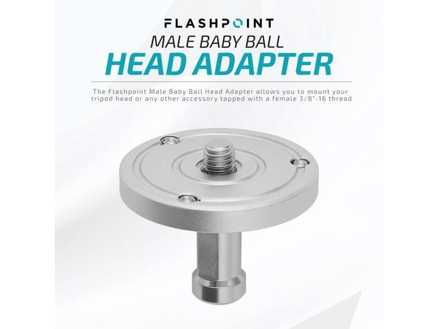 Flashpoint 3/8' Threaded Mounting Plate with Baby 5/8'' (16mm) Stud