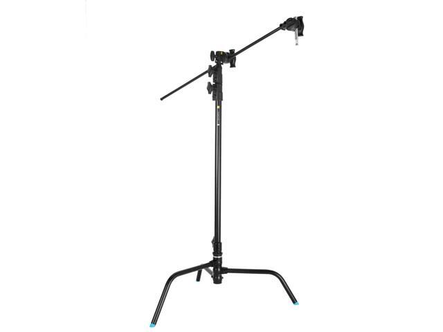 Flashpoint 40' Quick Release Turtle Base C-Stand Kit with 2.5' Grip Head & 40' Grip Arm (Black)