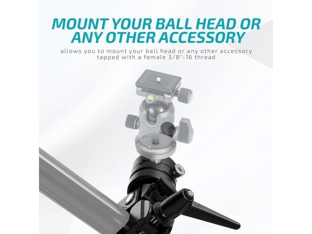 Flashpoint 3/8' Threaded Mounting Plate with Baby 5/8'' (16mm) Stud