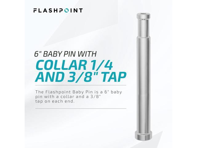 Flashpoint 6' Baby Pin with Collar 1/4 and 3/8' Tap