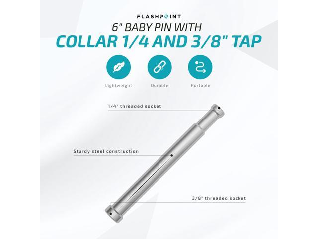 Flashpoint 6' Baby Pin with Collar 1/4 and 3/8' Tap