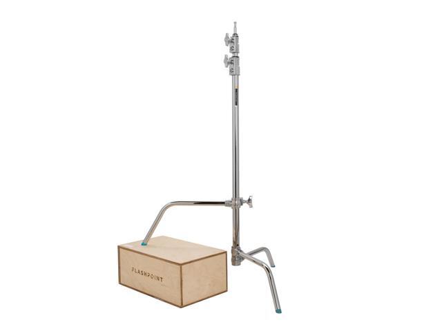 Flashpoint 40' Quick Sliding Leg C-Stand Kit with 2.5' Grip Head & 40' Grip Arm (Chrome)