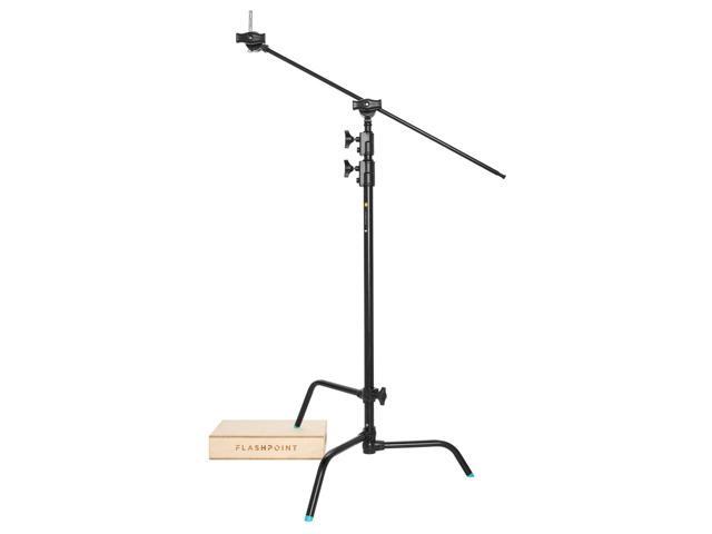 Flashpoint 40' Quick Sliding Leg C-Stand Kit with 2.5' Grip Head & 40' Grip Arm (Black)