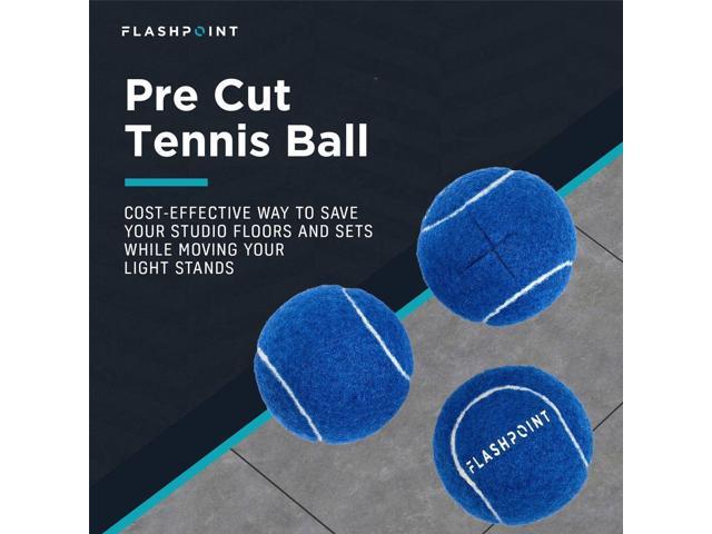 Flashpoint Pre Cut Tennis Ball for Light Stands 9-Pack
