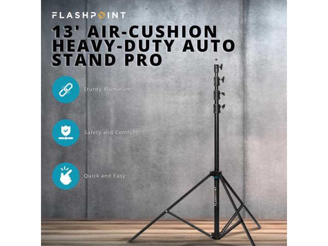Flashpoint Pro Heavy-Duty Air-Cushioned Auto Light Stand (13')