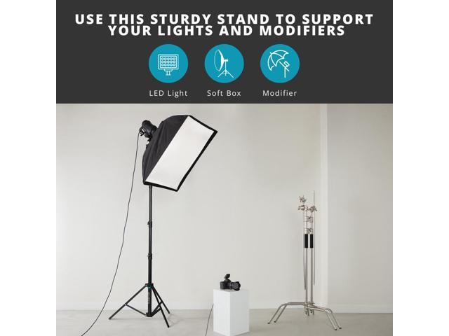 Flashpoint Pro Heavy-Duty Air-Cushioned Auto Light Stand (9')