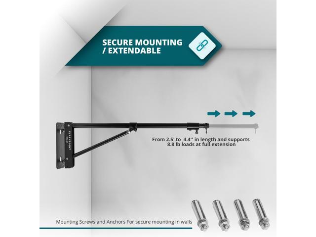 Flashpoint Wall-Mounted Boom Arm, 2.5-4.4'