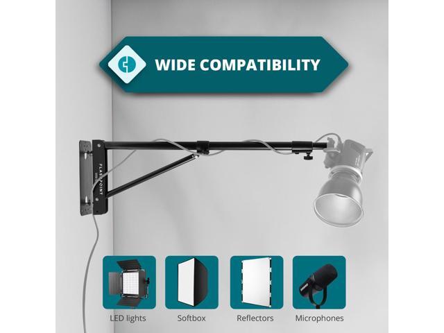 Flashpoint Wall-Mounted Boom Arm, 2.5-4.4'