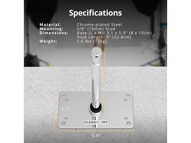 Flashpoint 9' Baby Pin Wall Plate