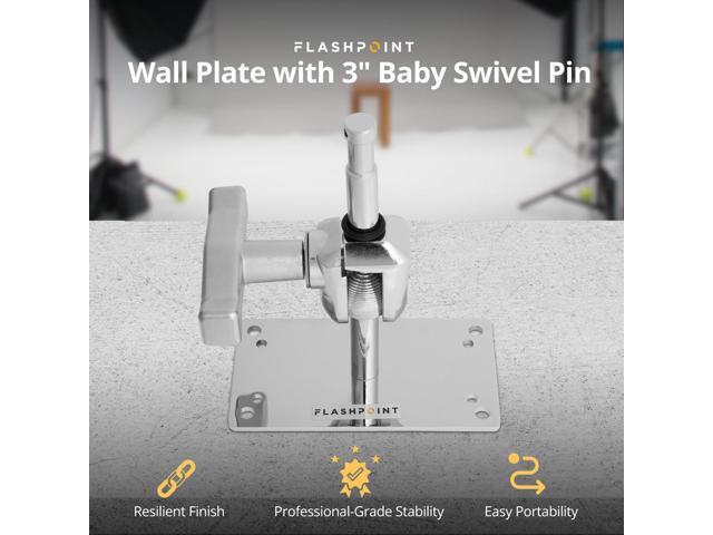 Flashpoint Wall Plate with 3' Baby Swivel Pin