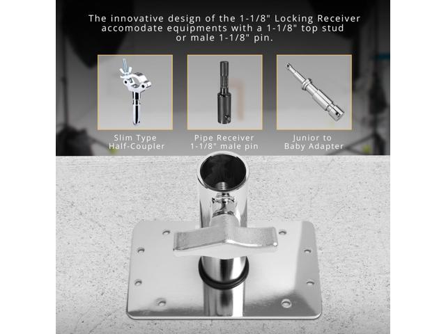 Flashpoint Wall Plate with 1-1/8' Locking Receiver