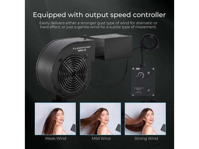 Flashpoint Wind 30 AC-Powered Studio Fan