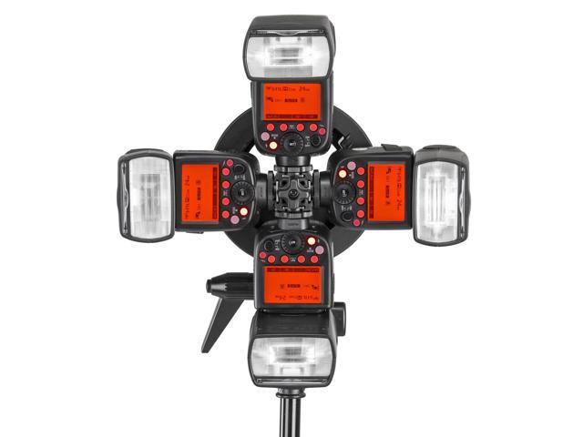 Glow 4-SA Universal 4 Speedlite Adapter Hot Shoe Mount for S-type Flash Bracket