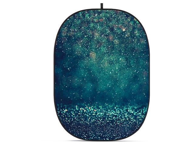 Glow CBA-TB0013 5x6.5' Fabric Collapsible Backdrop, Bokeh Textured