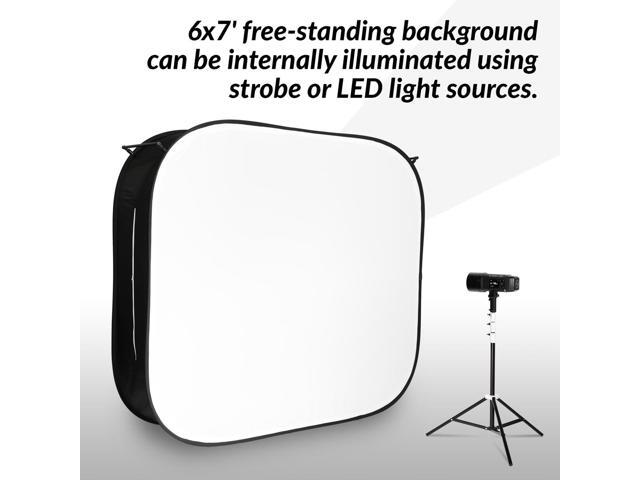 Glow 6x7' HiGlow Illuminated White Background