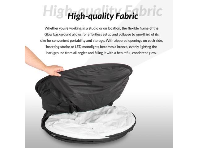 Glow 6x7' HiGlow Illuminated White Background