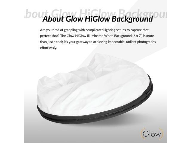 Glow 6x7' HiGlow Illuminated White Background