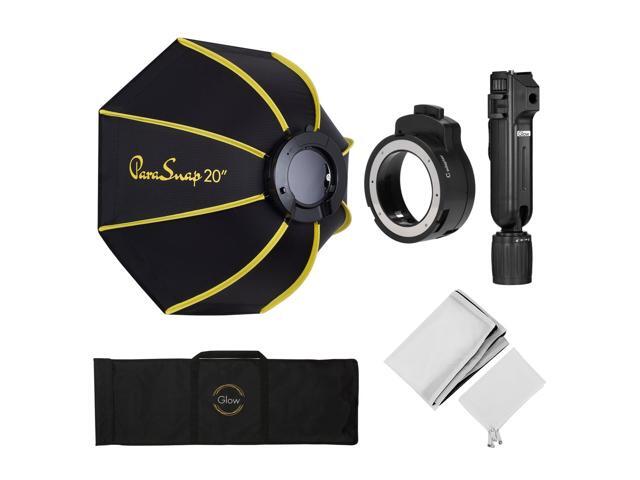 Glow PS-B20K ParaSnap Octagonal Softbox (20') for Round Head Flashs Zoom Li-on X, Profoto A1 and Godox V1