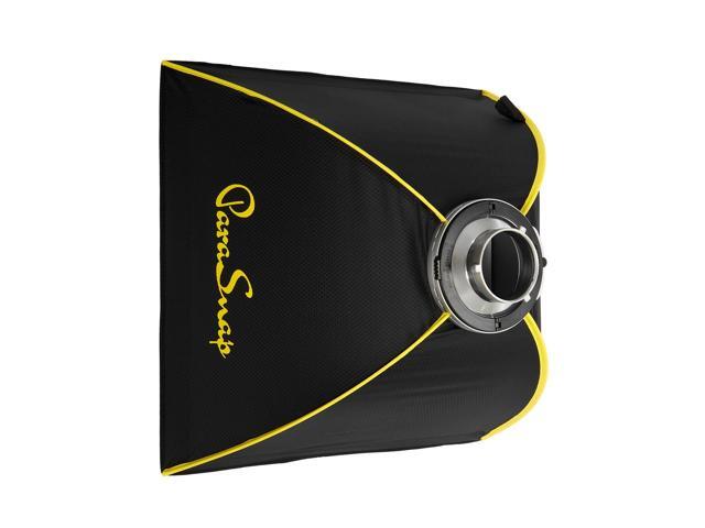 Glow ParaSnap 24x24' Square Softbox with Adapter for Roundhead Speedlights