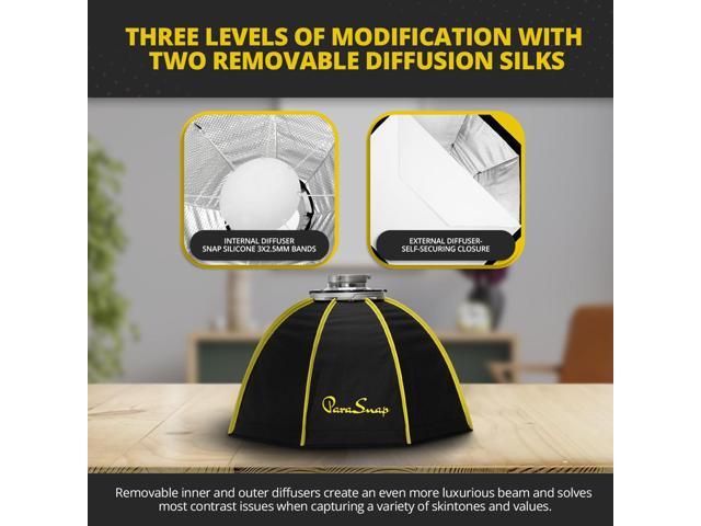 Glow ParaSnap 24' Beauty Dish New Generation SterlingFibre Softbox with Bowens Mount