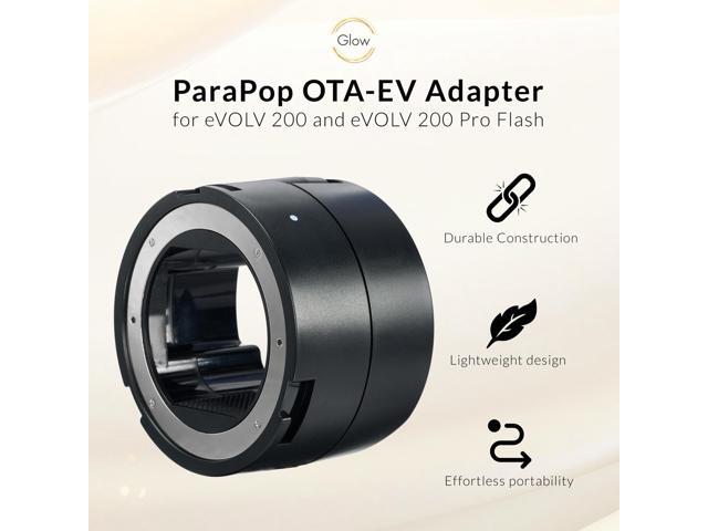 Glow OTA-EV ParaSnap OTA Adapter For Flashpoint eVOLV & Godox AD200/AD200Pro TTL Pocket Flash
