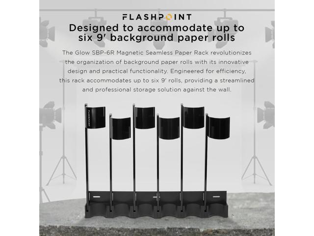 Flashpoint SBP-6R Magnetic Seamless Paper Rack