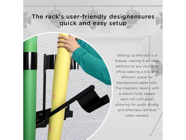 Flashpoint SBP-6R Magnetic Seamless Paper Rack
