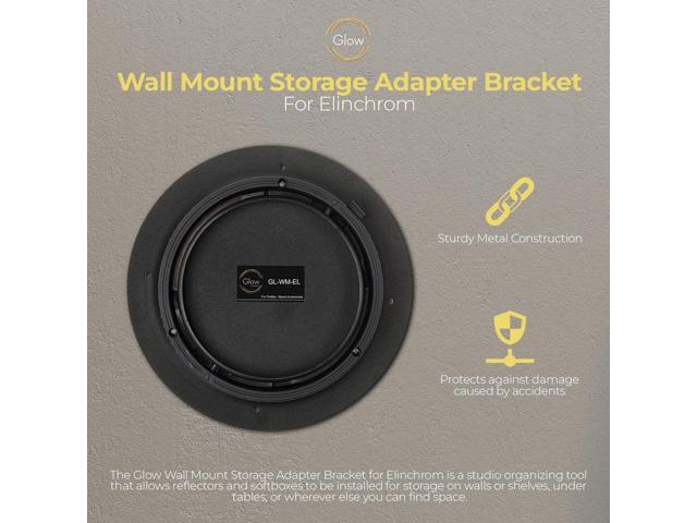 Glow Wall Mount Storage Adapter Bracket for Elinchrom