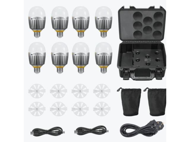 Godox C7R KNOWLED RGBWW Creative Bulb (8-Light Kit)
