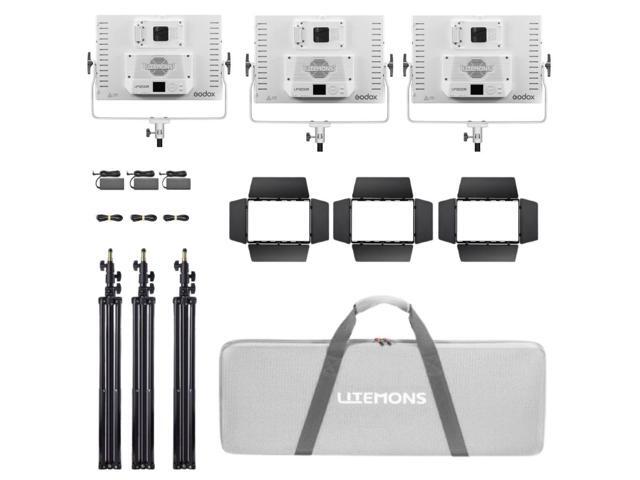 Godox Litemons LP1200R 120W RGB LED 3-Light Panel Kit